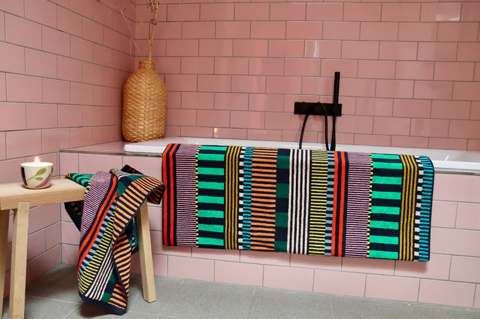 Multi Stripe Face Cloth