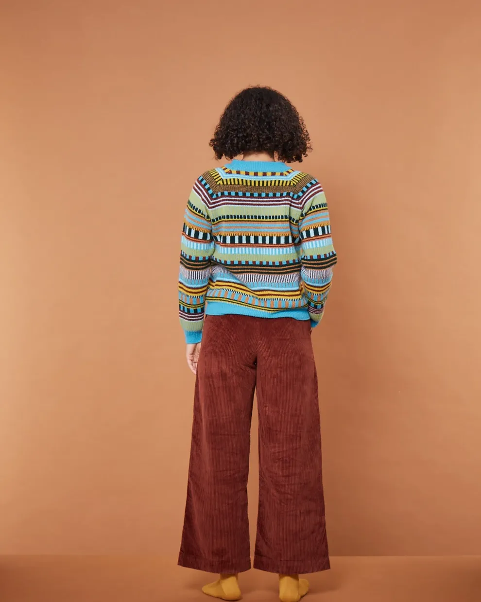 Static Stripe Jumper - Turquoise