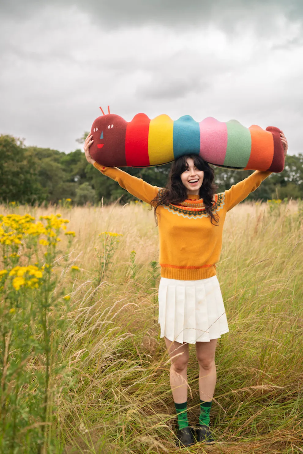 Caterpillar Bolster Cushion