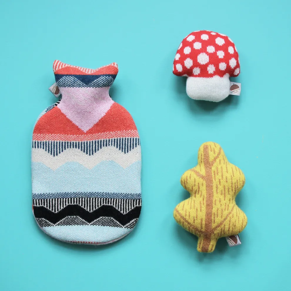 Mushroom Mini Shaped Cushion - Red