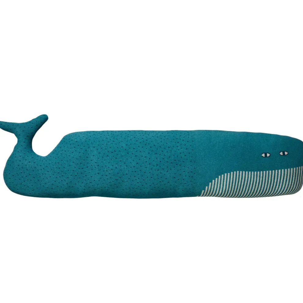 Whale Bolster Cushion