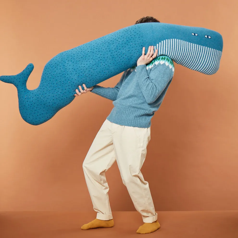 Whale Bolster Cushion