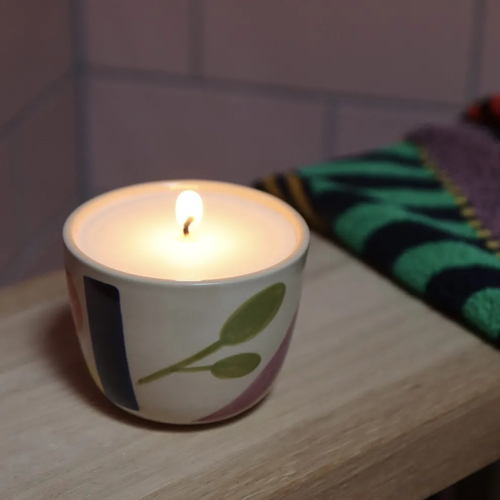 Bouclé Garni Ceramic Candle - Bouclé x Donna Wilson