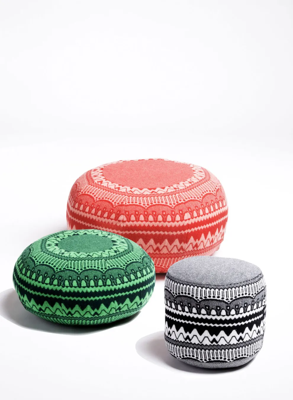 Frank Pouffe in ZigZag - Green