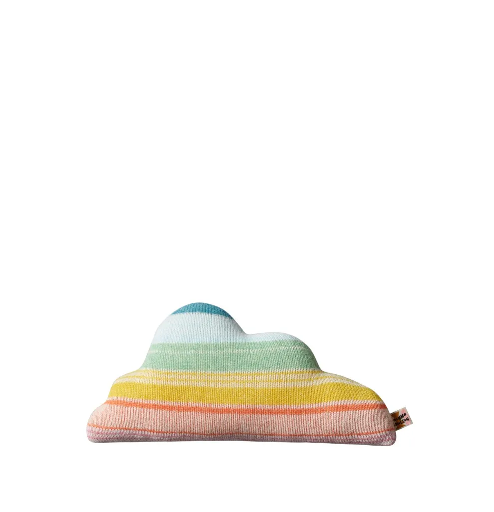 Cloud Small Shaped Cushion - Rainbow