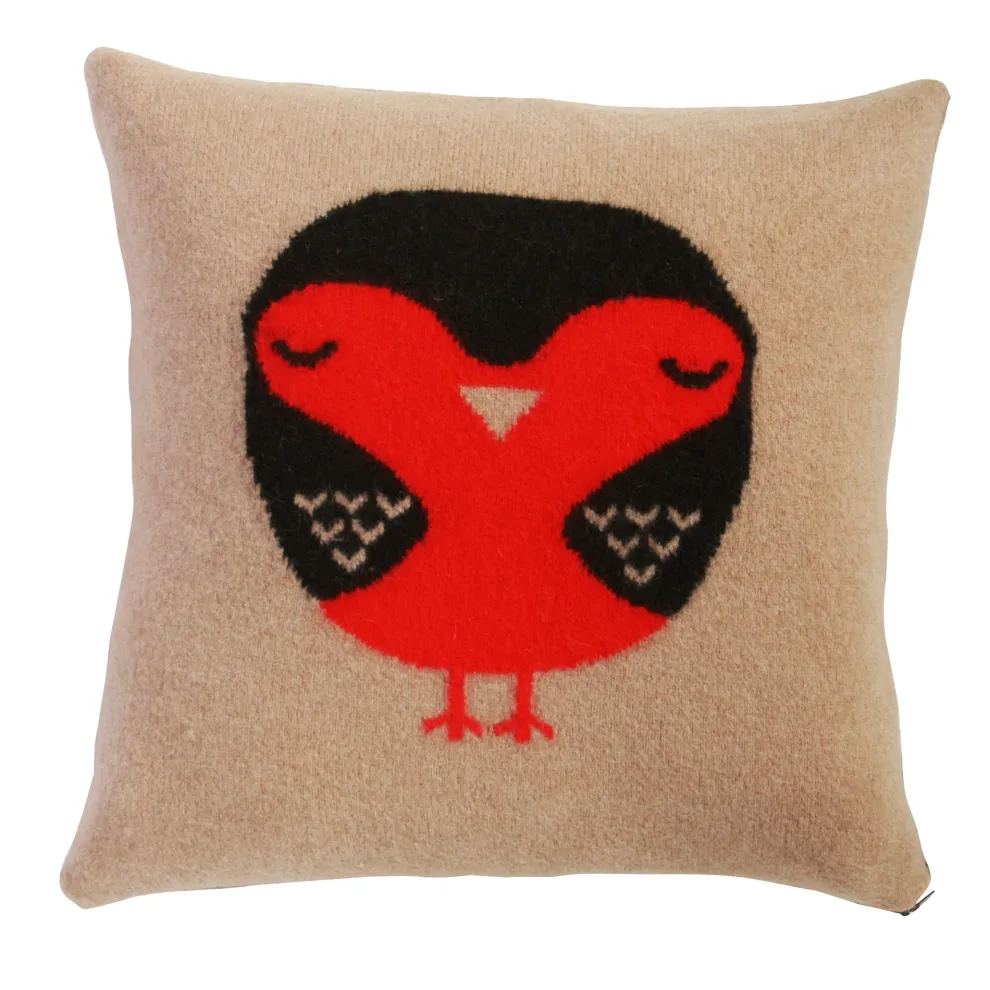 Robin Square Cushion - Camel