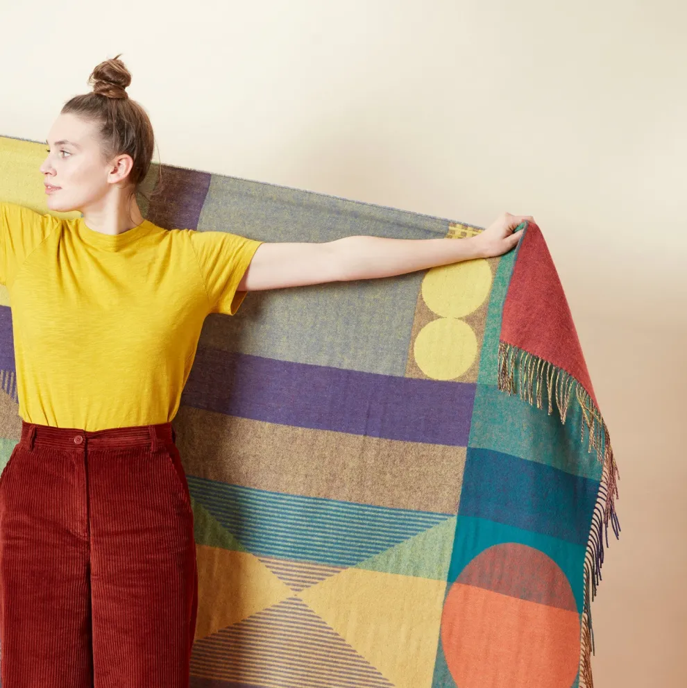 Carnival Lambswool Throw