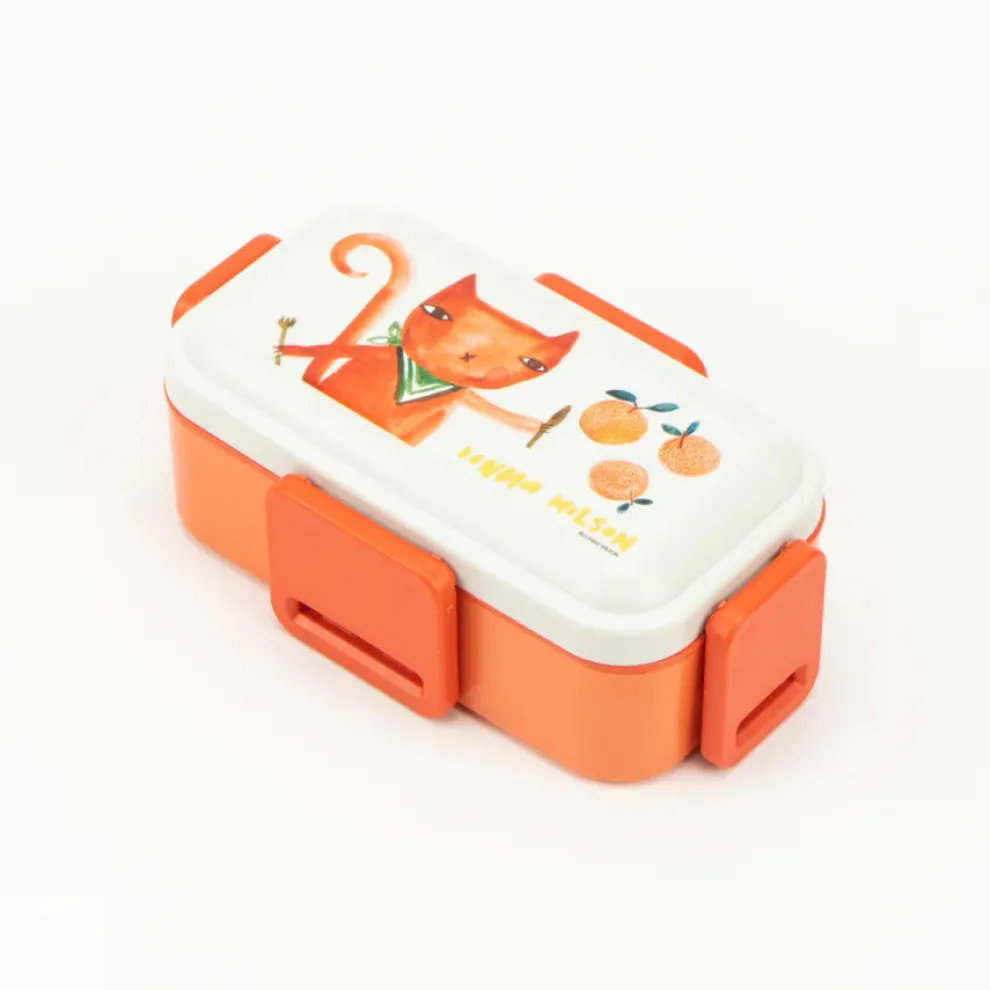 Fruit Cat Two-Tier Bento Box