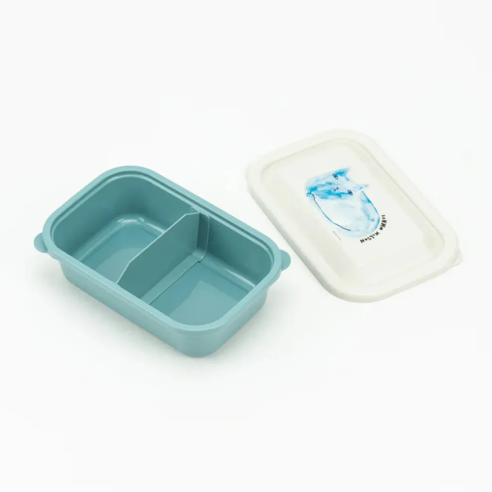 Blue Cat Lunch Box