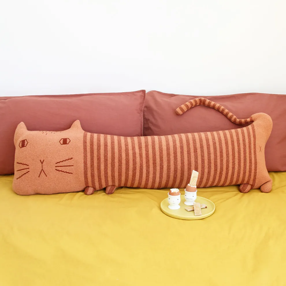 Cat Bolster Cushion
