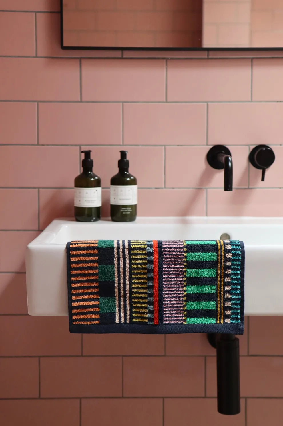 Multi Stripe Hand Towel