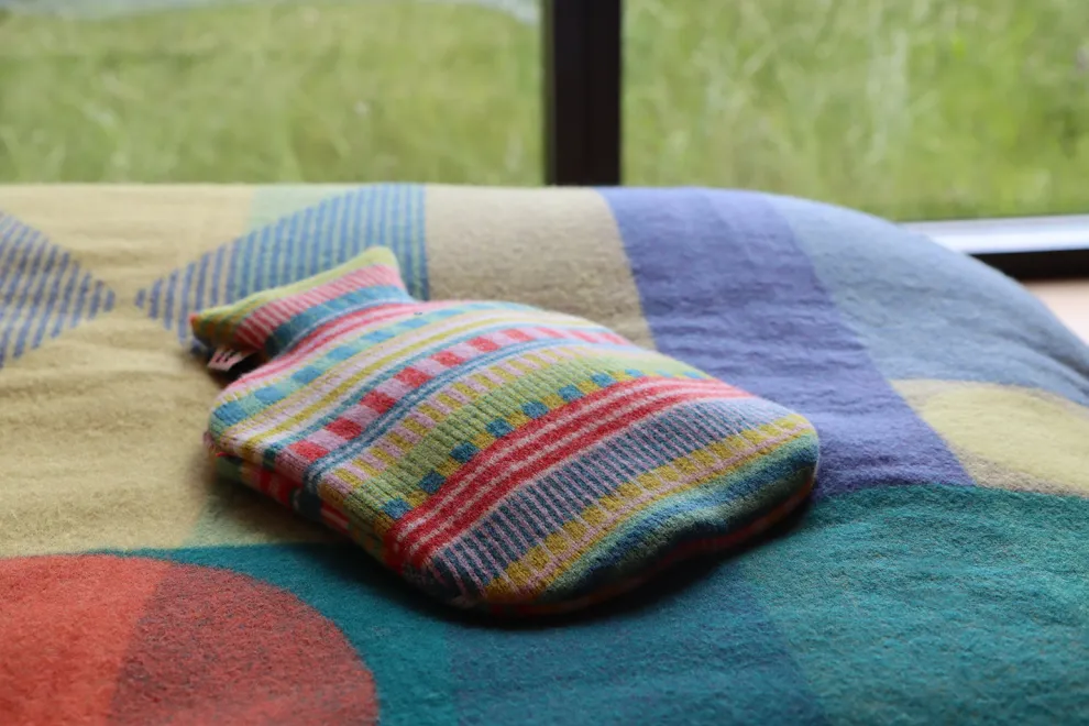 Static Stripe Hot Water Bottle