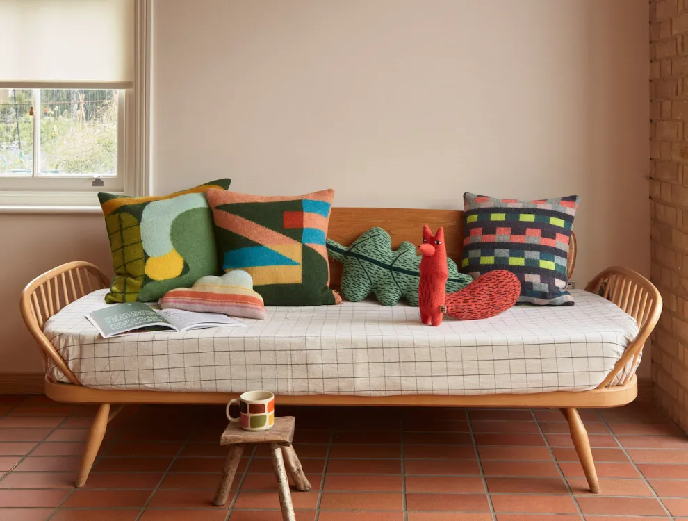 Huddle Square Cushion - Green