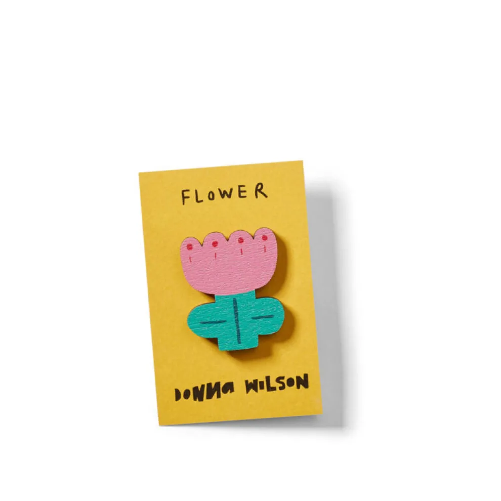Flower Pin Badge