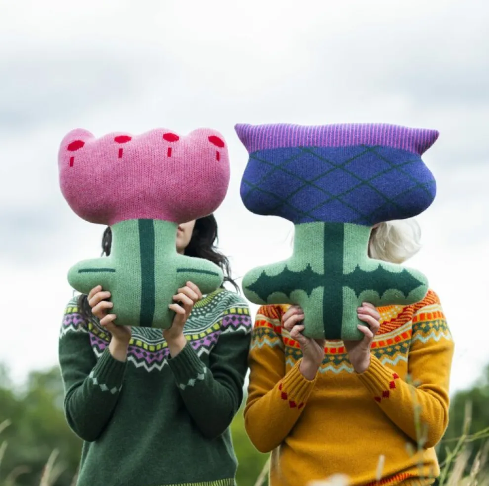 Thistle Shaped Cushion