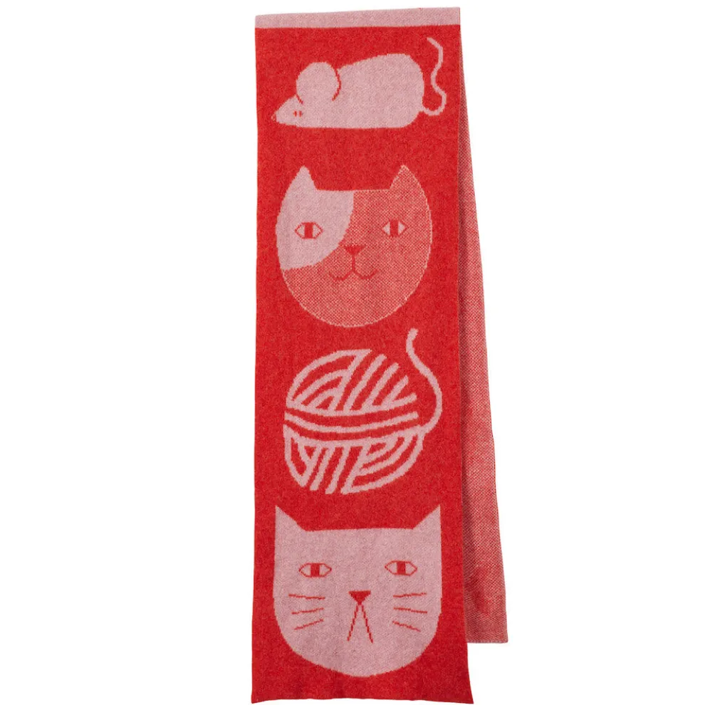 Mog Totem Scarf Pink