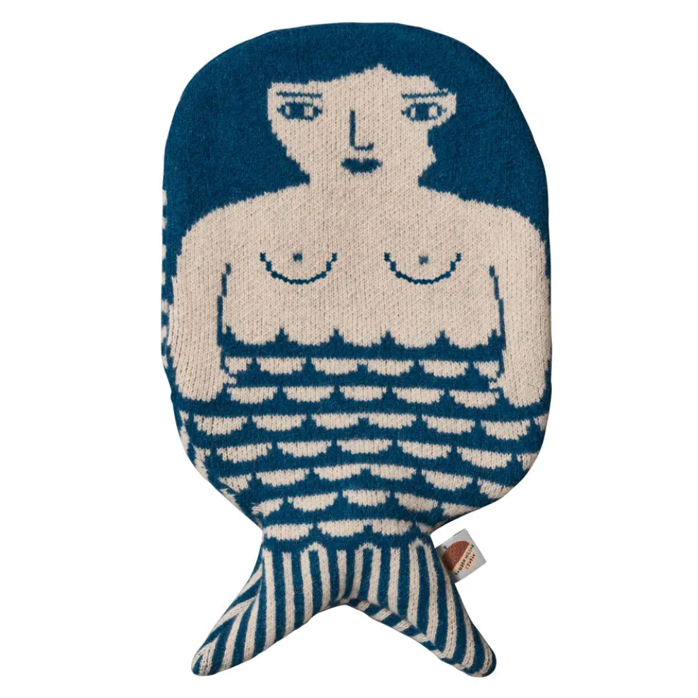 Mermaid Hot Water Bottle - Blue