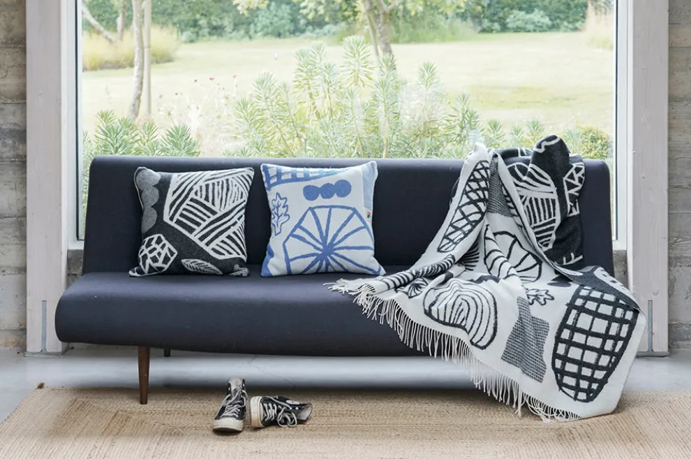 Forager Square Cushion - Black