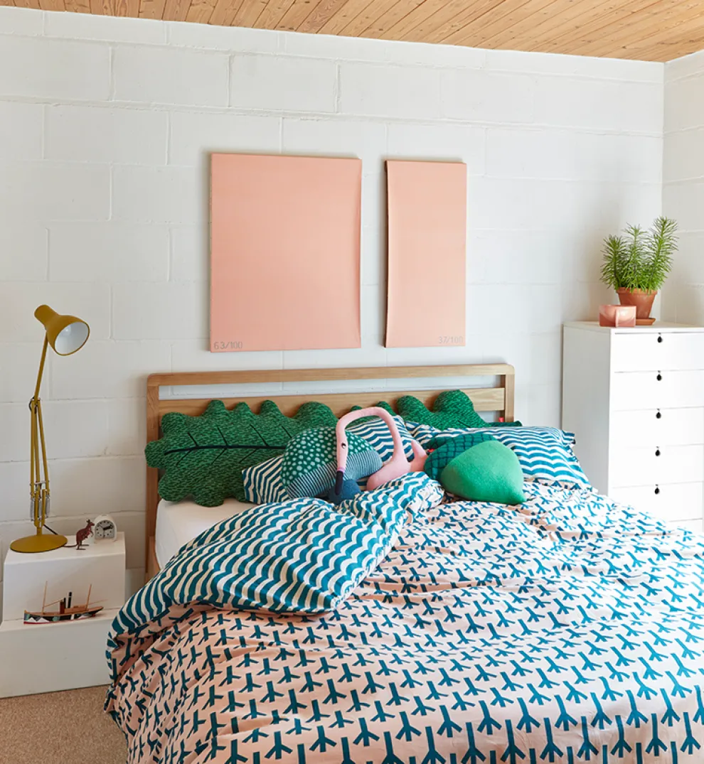 Large Leaf Bolster Cushion