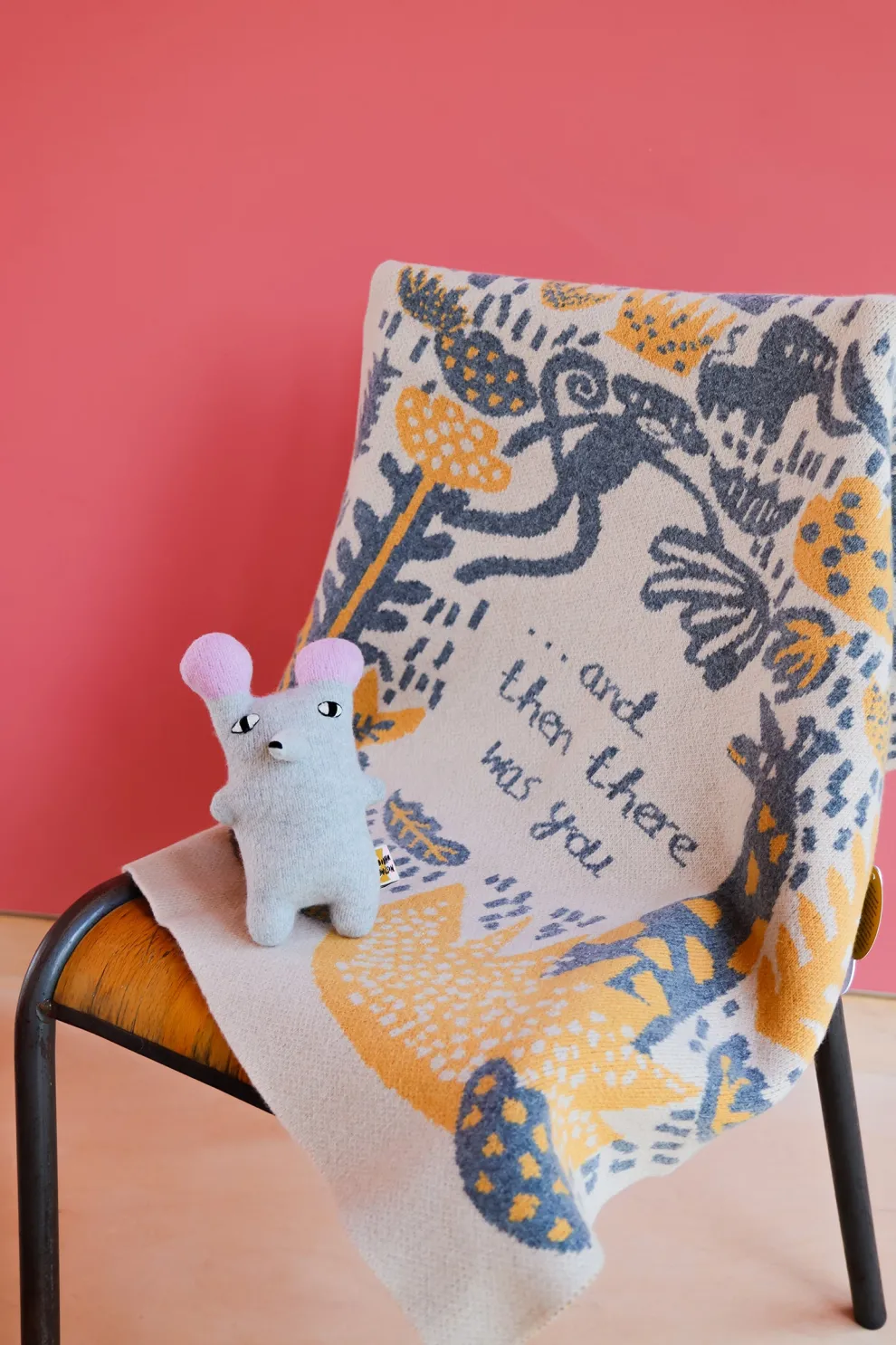 Menagerie Baby Blanket - Oatmeal