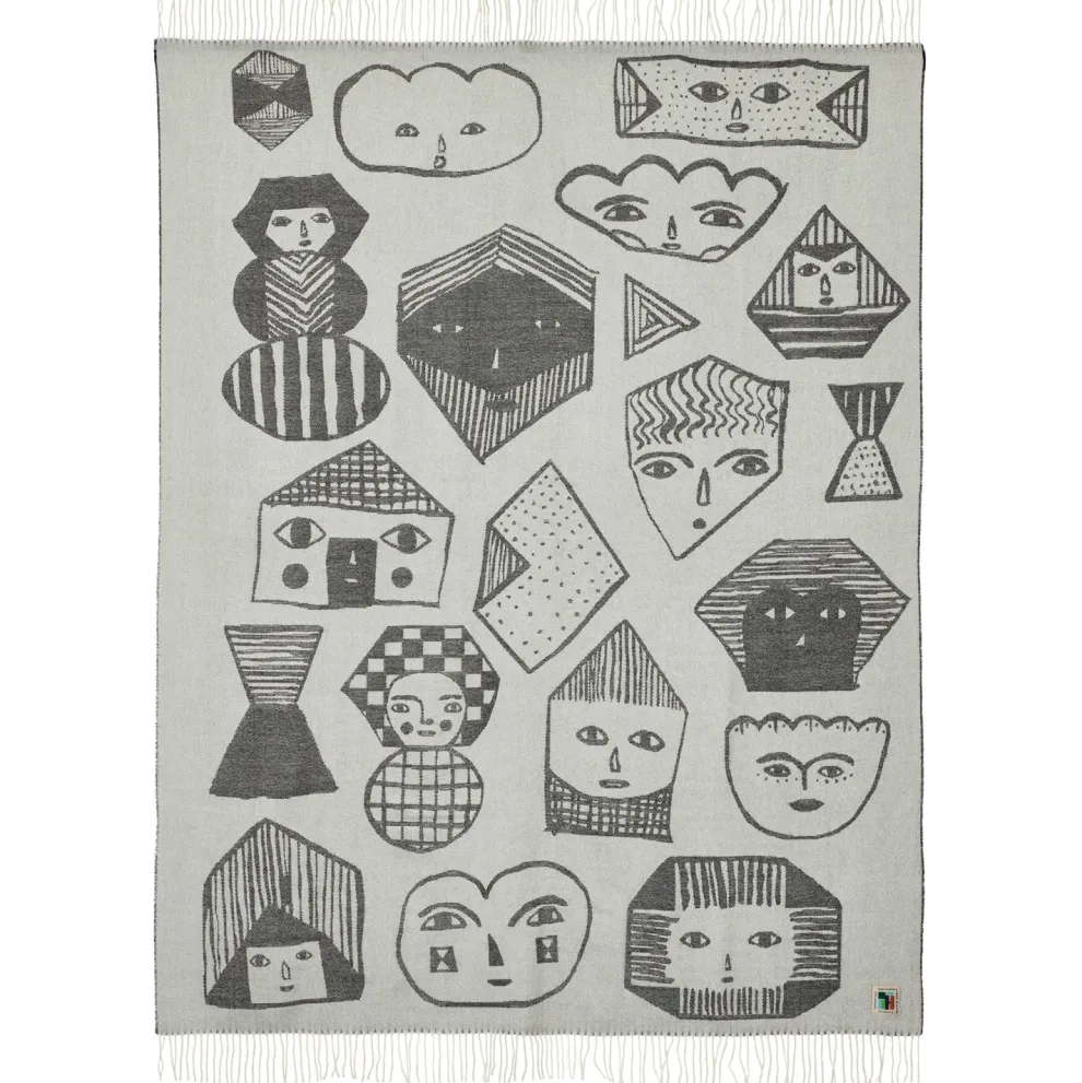 Allsorts Jumbo Lambswool Throw