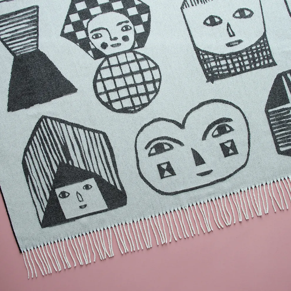 Allsorts Jumbo Lambswool Throw