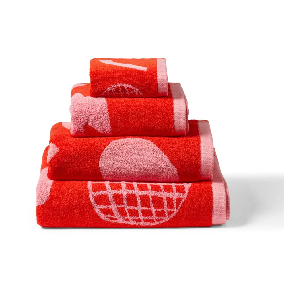 Abstract Shapes Bath Towel