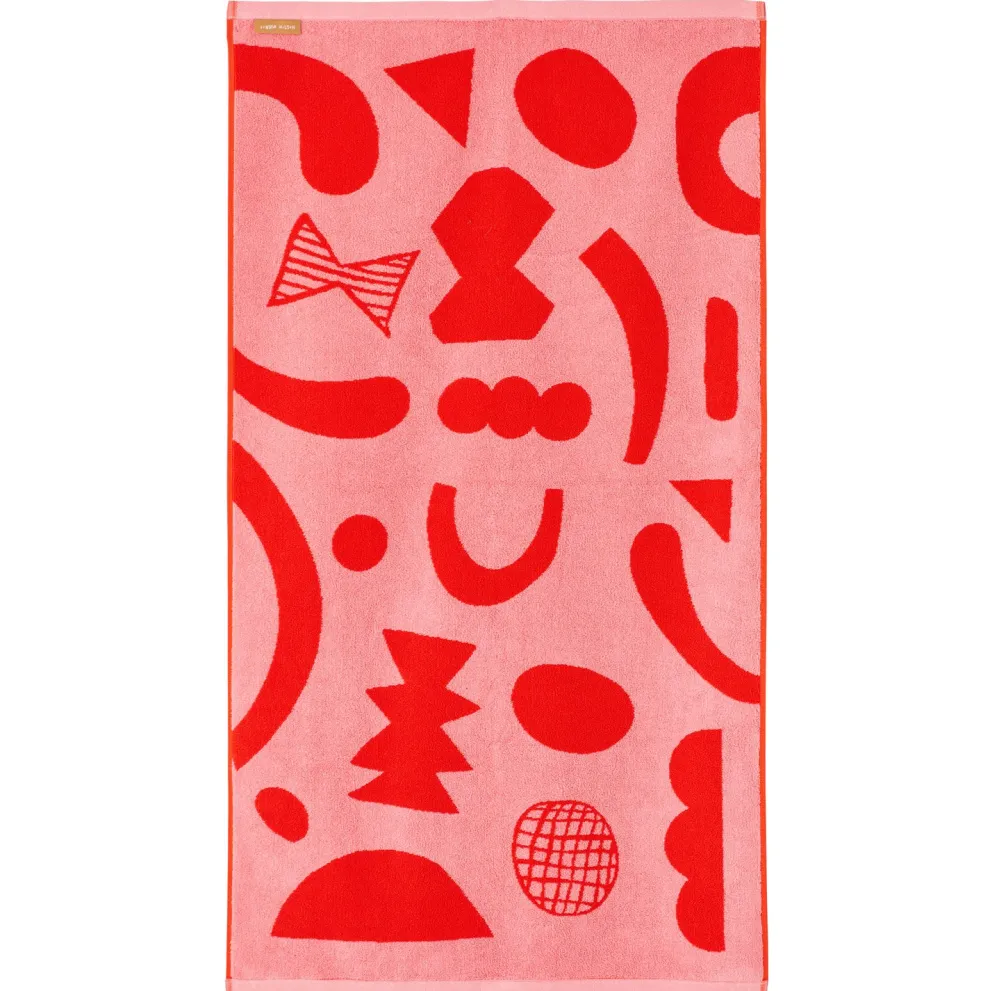 Abstract Shapes Bath Towel