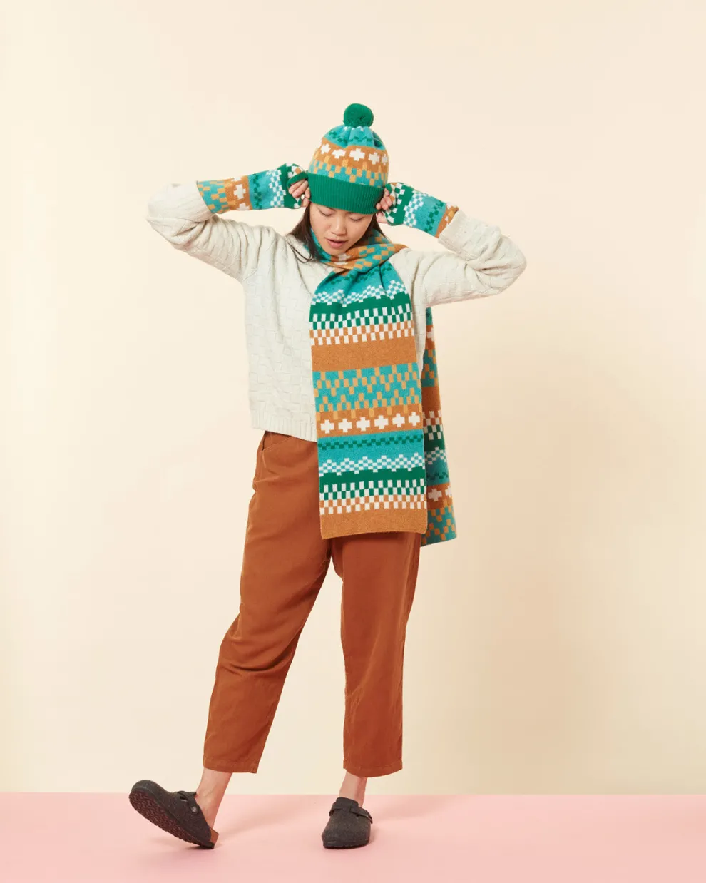 Big Stitch Beanie Hat - Shamrock